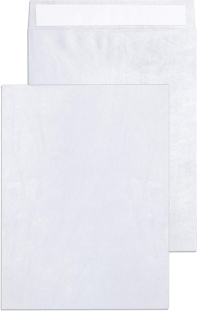 Envelope, Tear Resistant Envelopes Construction & Easy Self Seal Closure – Bright White - Economy Pack - 10" x 13" Tyvek Envelopes - 5 Envelopes Per Pack